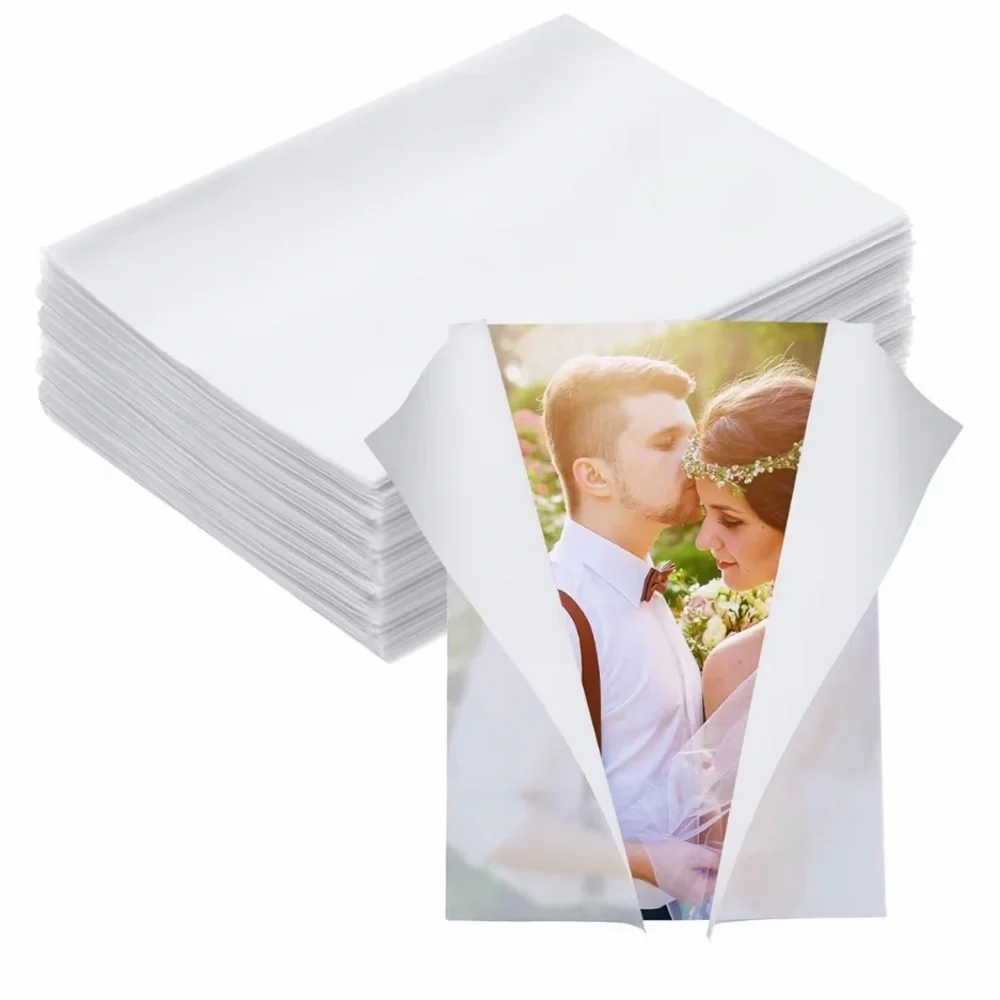 50 Pre Folded Vellum Jackets 5 by 7 for Invitations